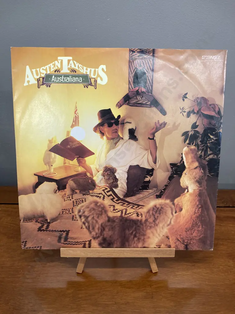 Rare Austen Tayshus Phantom Shuffle / Australiana Limited Edition Promotional 12" Vinyl Record, 45 RPM, X13437 Image 1++